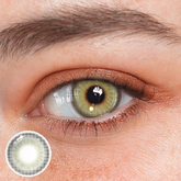 Lentes de contacto de color verde claro Himalaya con prescripción médica